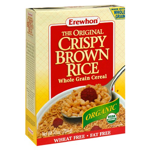 Erewhon Crispy Brown Rice Cereal, Organic, 10Ounce Box Grocery & Gourmet Food