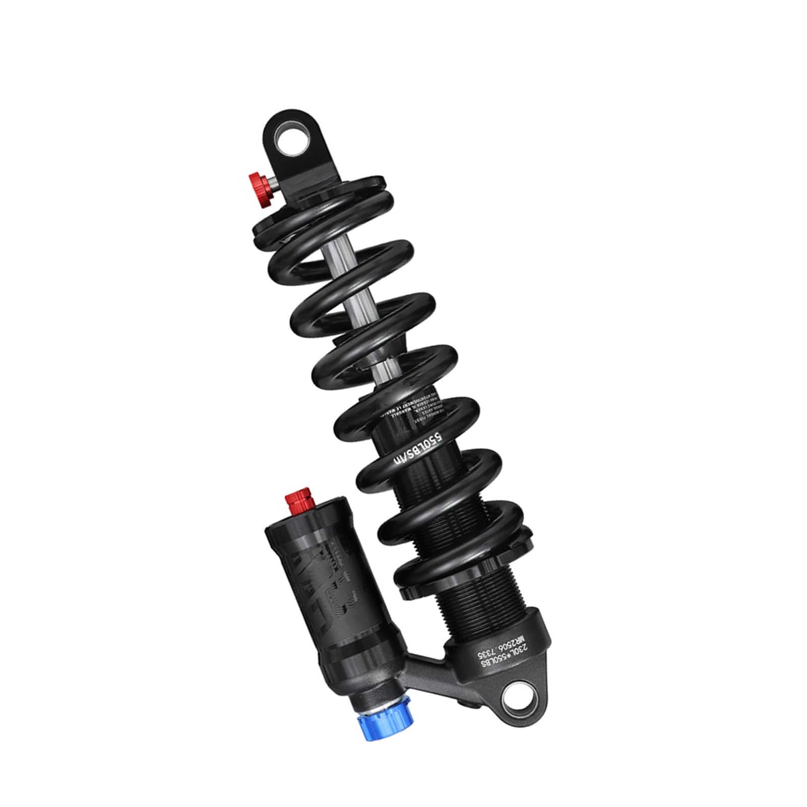 Ammortizzatore posteriore per mountain bike Ammortizzatore elicoidale a molla di smorzamento regolabile ad alte prestazioni con capacità di carico di 550 libbre per guida in (230MM-550LBS)