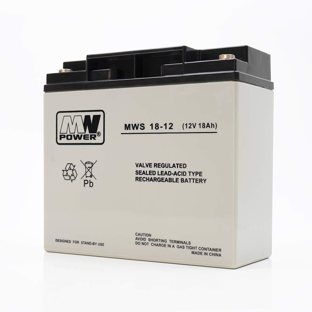 PNI PNI-ACC1812 MW 18-12S Bateria Gel 12V 18Ah Szary/Czarny