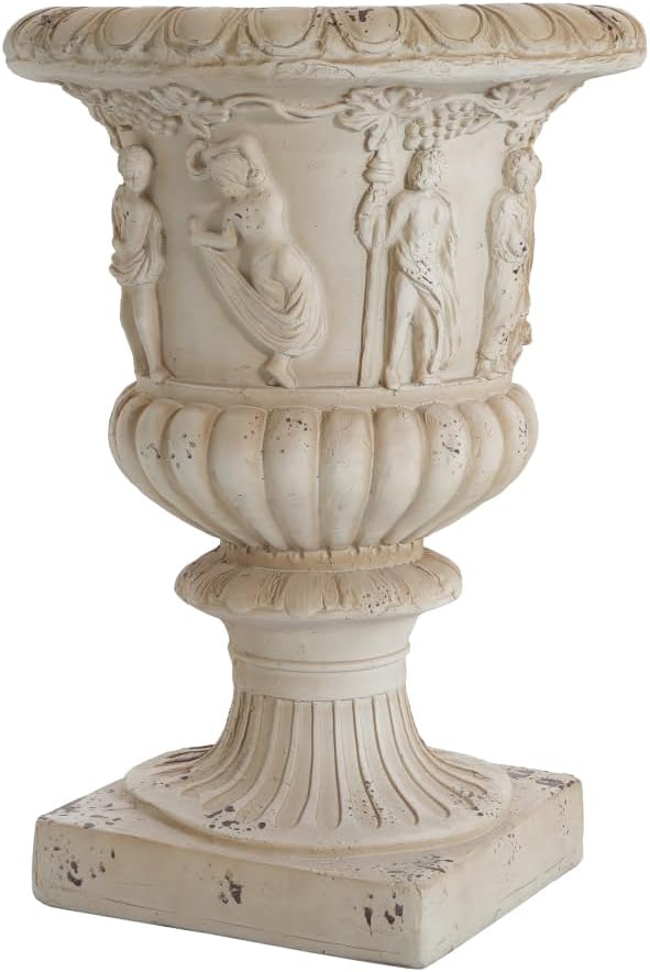 Garden Urn Planter with Classic Design for Outdoor Patio and Lawn Decor