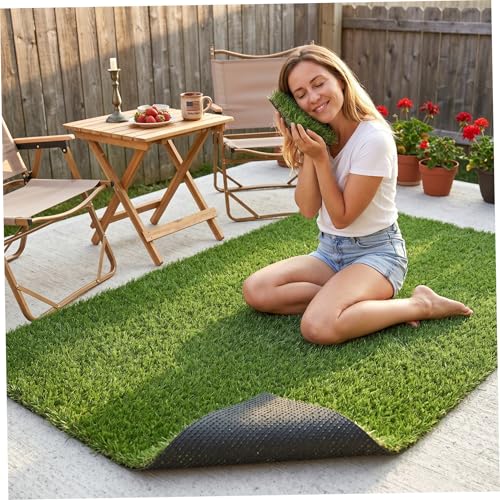 Césped artificial para exterior ideal para transformar tu balcón o terraza 3