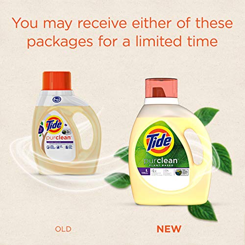 Tide Purclean Plant-Based Laundry Detergent, Honey Lavender Scent, 50 Fl Oz #TOP1