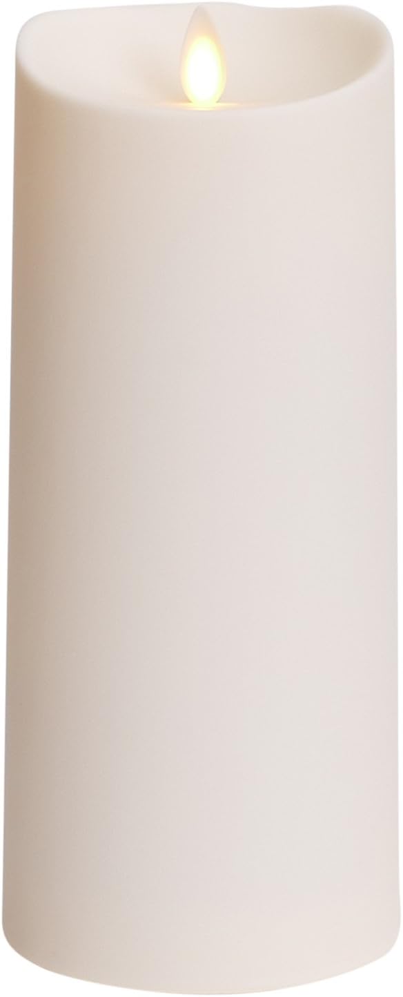 Darice 30017393 Luminara Flameless Candle, Unscented Outdoor Pillar