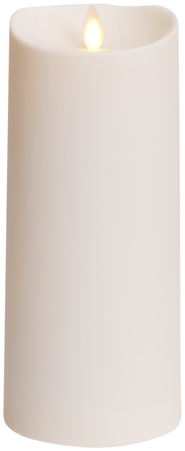 Luminara Outdoor Flameless Candle Plastic Finish, Unscented Moving