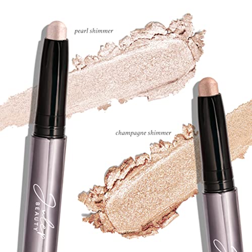 Julep Eyeshadow 101 Crème To Powder Waterproof Eyeshadow Stick Duo, Champagne Shimmer And Pearl Shimmer #TOP7