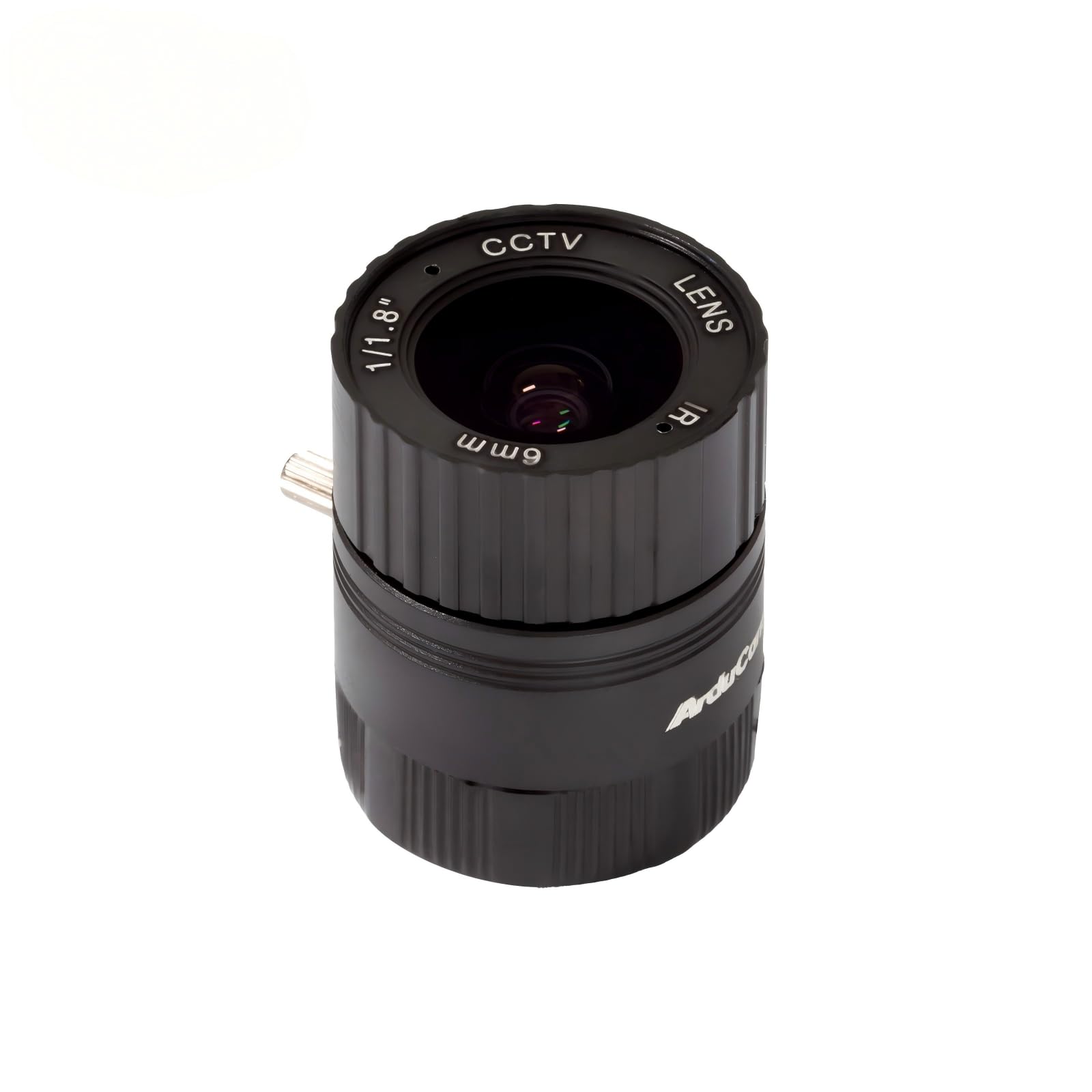 Arducam Lente para cámara Raspberry Pi HQ, Lente Gran Angular con Montura CS, Longitud Focal de 6 mm con Enfoque Manual
