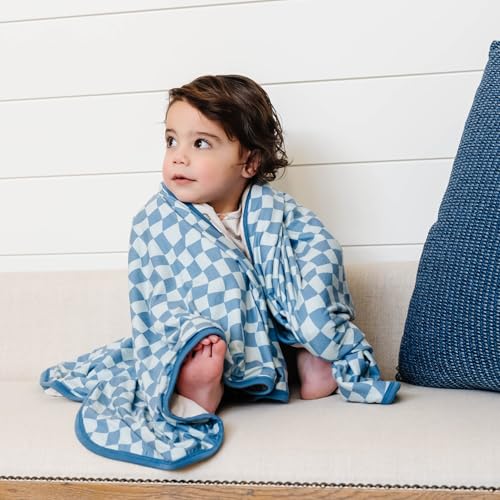 Image of Copper Pearl Jumbo 3-Layer Baby Blanket: Soft Baby Quilts for Boys and Girls | Breathable, Cozy, Toddler Blanket | Baby Quilt for Newborns | 46x46 Premium Polyester /Rayon | Ryder