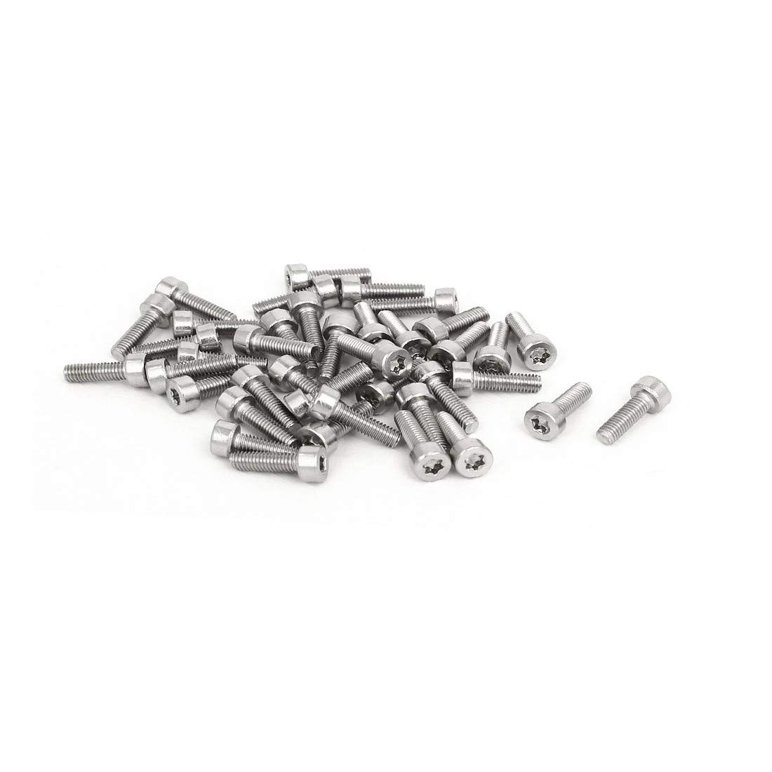 New Lon0167 M3x10mm Thread Featured 304 Stainless Steel reliable efficacy Torx Socket Cap Screw T10 Torx Drive 40pcs(id:d8d 14 74 900)