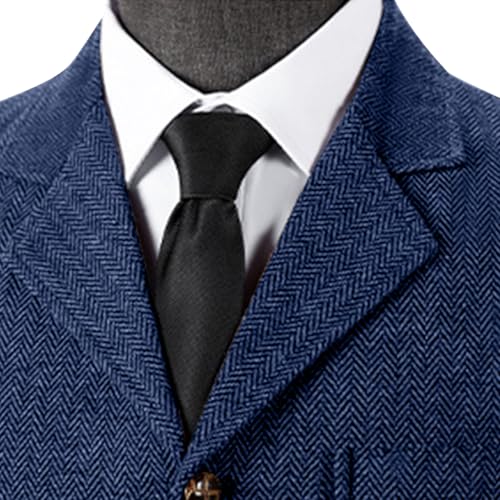 Men's Suit Vests Vintage Herringbone Retro Business Casual Dress Vest Button Down Tweed Tuxedo Vests With Pockets3
