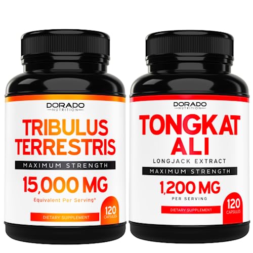 Dorado Nutrition Tribulus Terrestris For Men & Women - 15,000Mg Extract Equivalent And Tongkat Ali For Men & Women 1200Mg Extract #TOP17