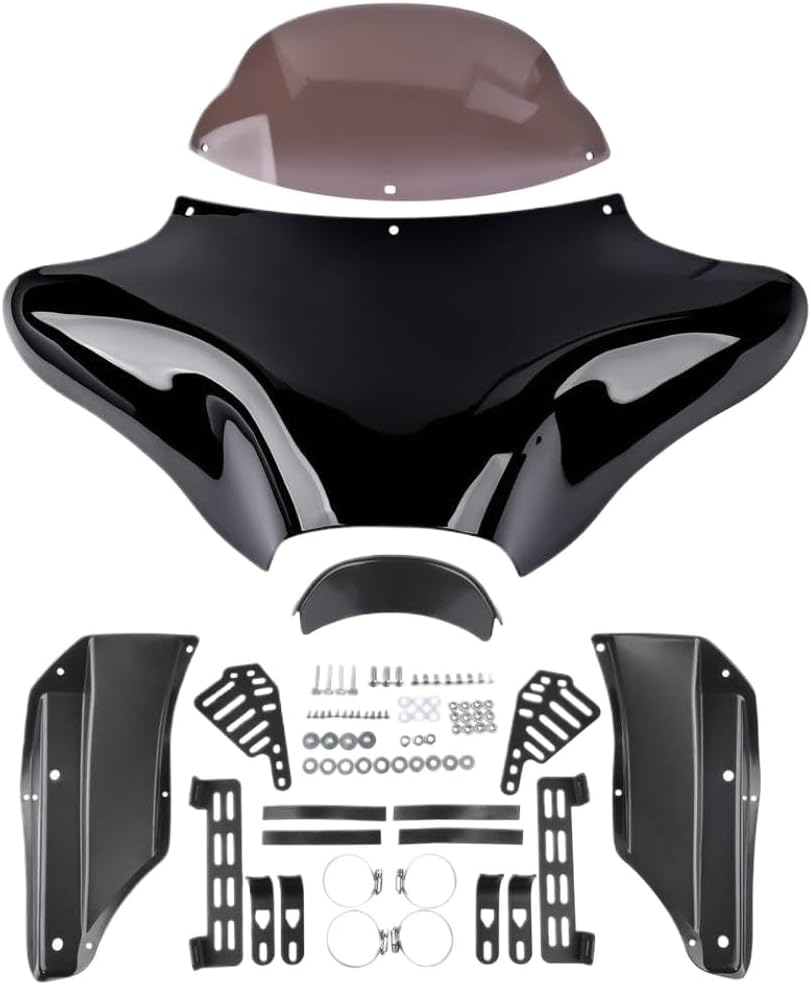 Batwing Outer Fairing Windshield Compatible With Heritage Touring Road King V 650 1100 XVS1100A XVS650A