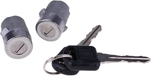 Miniatura 3 de AIVWUMOT Cilindro de cerradura de puerta con 2 llaves 706592 + 598007 compatible con Chevy Silverado Suburban Tahoe 2003-2006 con GMC Sierra Yukon