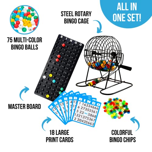 image for Regal Games Regal Bingo Deluxe Bingo Game Set for Adults and Kids - In