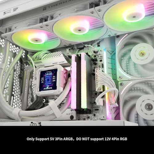 Image of Thermalright FW PRO 360 ARGB MEW CPU AIO Cooler,IPS LCD Screen with 320 * 320 Resolution,for AM5&Intel 1700 /1851,High-Performance 360 Specs Water-Cooled with 2.73in Removable Display