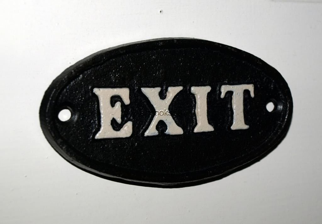 Ascalon Exit Wall Plaque