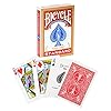 Bicycle® Gold Standard Playing Cards – 1 Deck of Cards, Air Cushion Finish, Iconic International Rider Back Design, Standard Index, Superb Handling & Durability