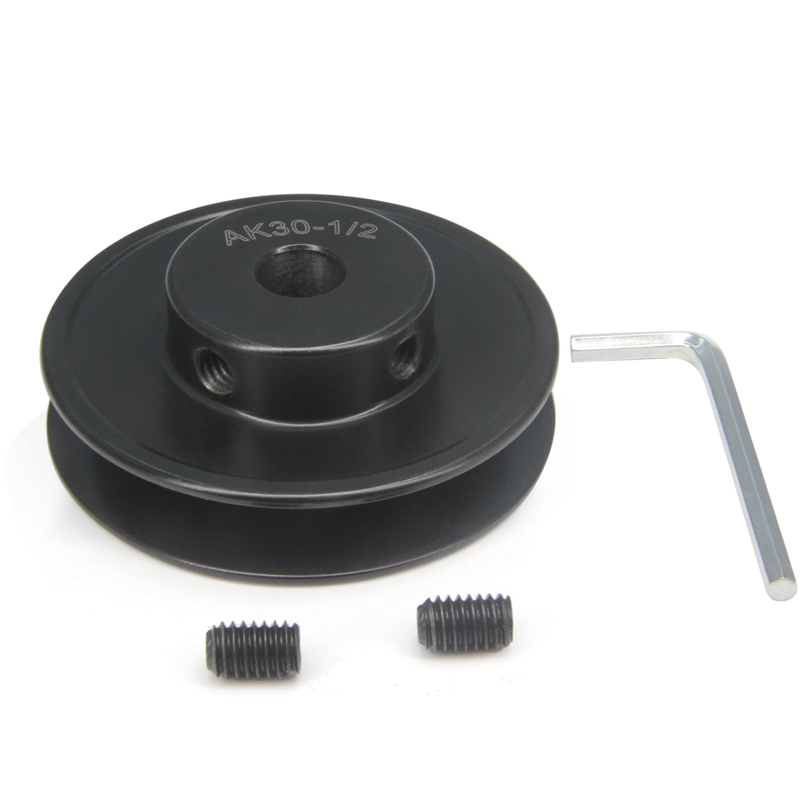 AK20-1/2" Bored Single Groove Web Sheaves 2.0" OD 1/2"Bore V-Belt Sheave Cast Iron Belt Pulley for V-Belt(AK20-1/2", Single Groove) — Amazon image 12