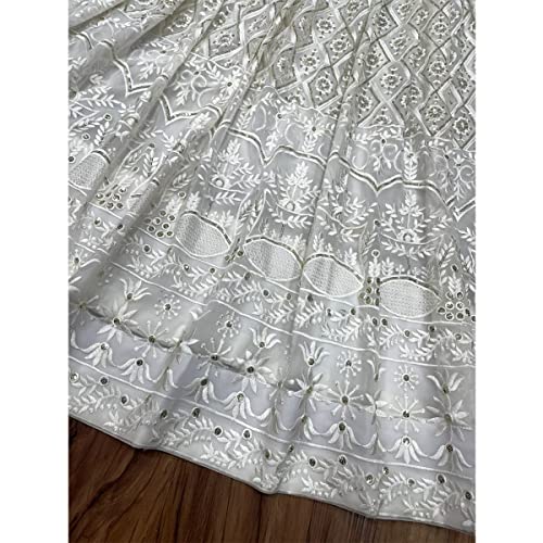 Image of DhrishafashionWOMEN'S Georgette Semi-Stiched lehnga (SF-ver12no Purple1 Free Size)