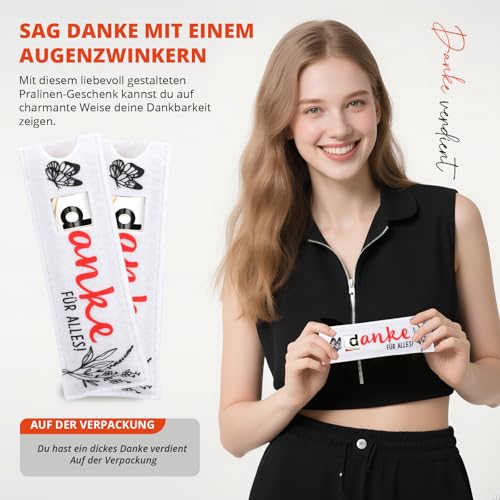 15pcs Dankeschön Geschenke für Kollegen Danke für Alles, Geschenk Kleine Abschiedsgeschenke für Kollegen Teams, Erzieherin Lehrer Mitarbeiter - Hülle Filz Geschenk Verpackung, Ohne Schokolade