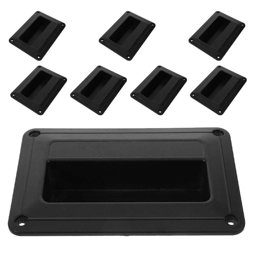 ibasenice 8pcs Speaker Handle Replacement Plastic Accessory for Audio Speaker Cabinets Easy Install for Secure Carrying of Equipment Sturdy and Design