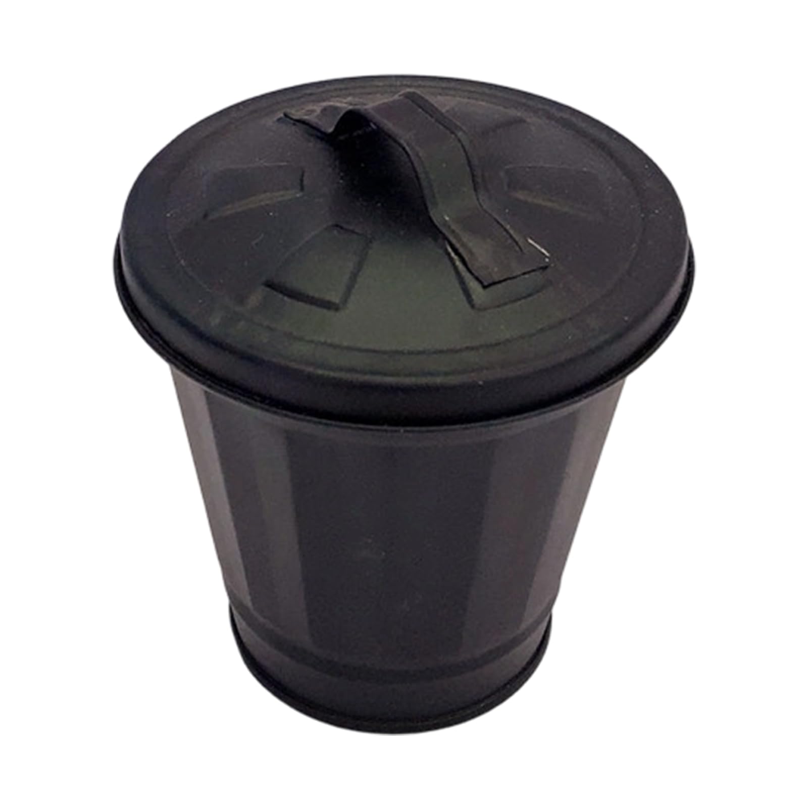 Tsophreniq Innovative Iron Themed Trash Bin Household Rubbish Container Small Wastebasket Small Iron Garbage Bin