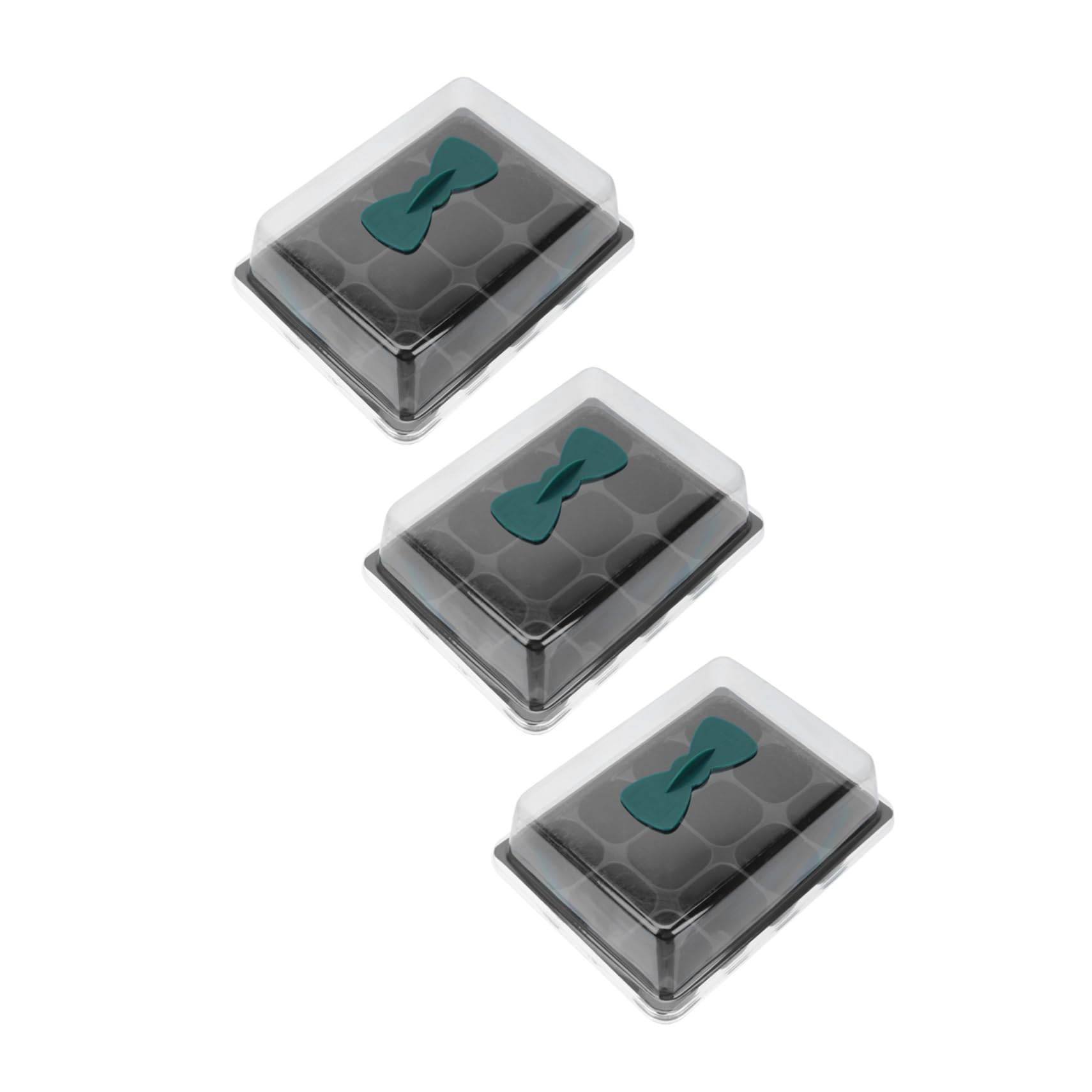 Abaodam 2 Set Scatola per Germinazione Piante Vassoi per Semina per Piante Vassoi Germinazione E Resistenti per Giardinaggio E Coltivazione Semi 3 Pezzi*2