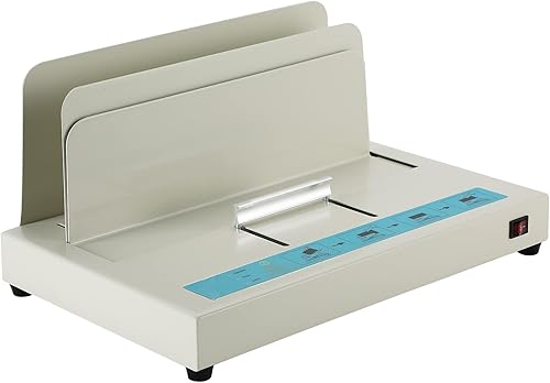 FLKQC Máquina de encuadernación térmica de 110 V de 1 a 1969in de grosor de encuadernación térmica universal máquina de detección de luz infrarroja