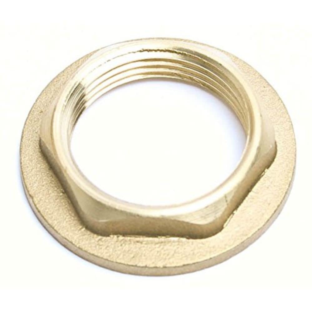 Merriway Brass Bh05285 (2 Pcs) Flanged Back Nut 3/4 Inch Bsp - Pack Of 2 Pieces