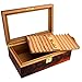 YDoo Cigar Home Termostato Umidificatori Box Termostato Domestico Humidor per Contenere 50 sigari con umidificatore per sigari e termostato Domestico Humidor Igrometro