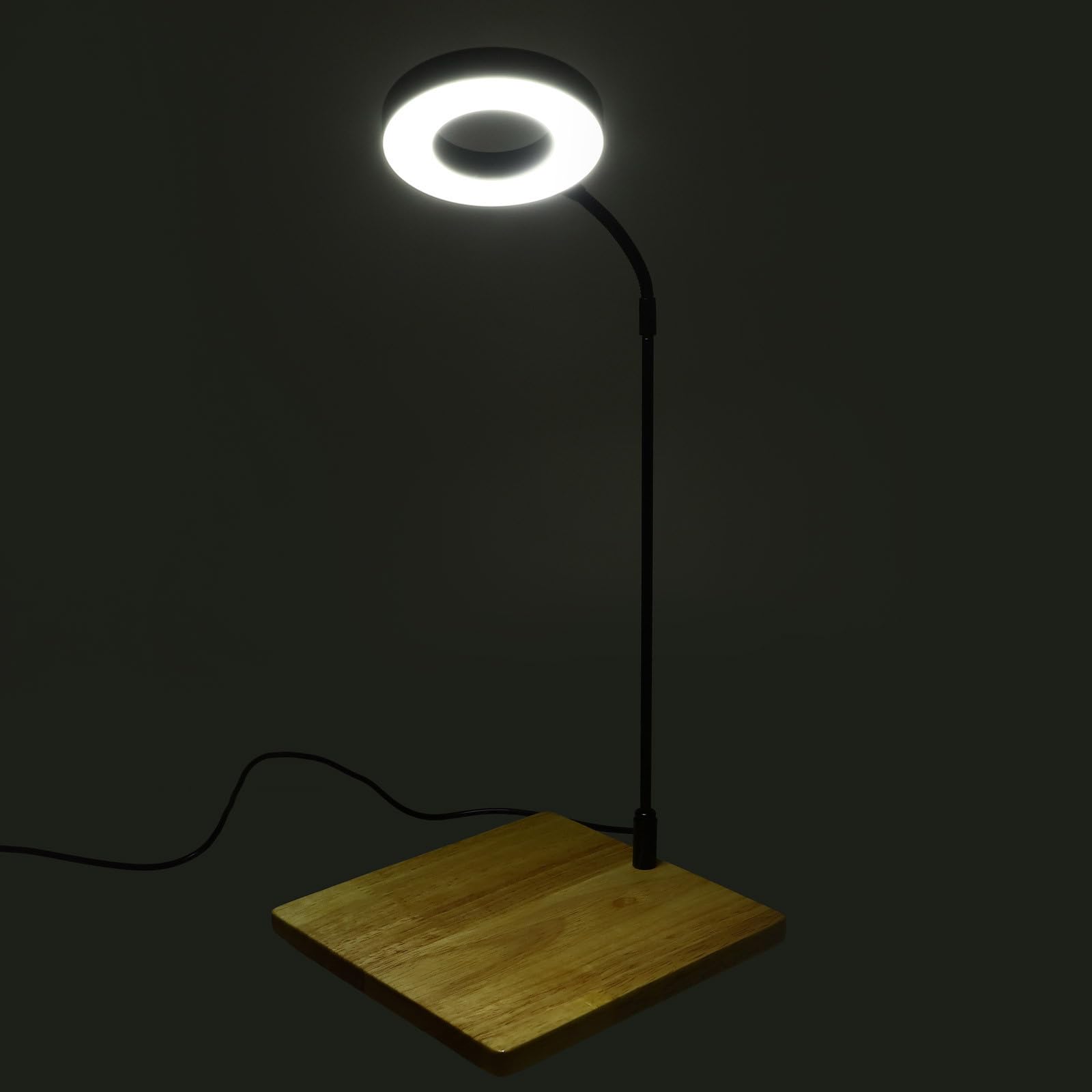 Luz LED para Acuario Efecto de Iluminación Profesional y Fácil Instalación, Lámpara Segura para Plantas Acuáticas en Peceras de Madera y Aleación de Aluminio para Uso Hogar