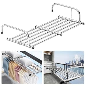 Taitute TAITUTE123 Edelstahl Wäscheständer 78cm-140cm