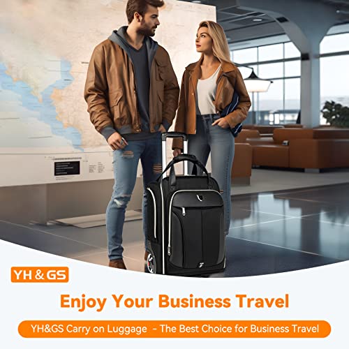 Gotech Underseat Carry On Luggage With Wheels, 18 Inch Tsa Airline Approved Wheeled Rolling Under-Seat Carry On Luggage Bag With Laptop Compartment For Plane #TOP6