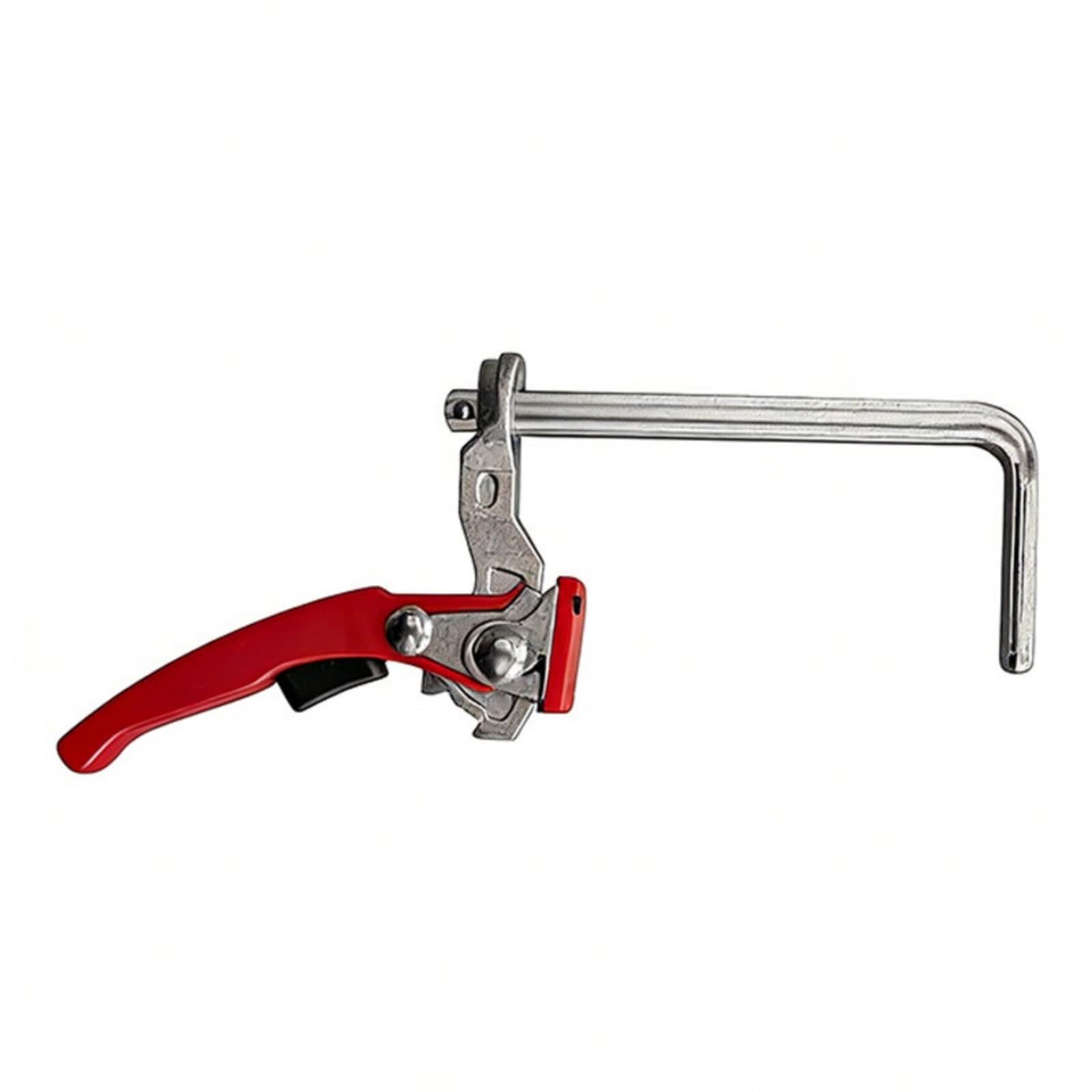 Quick Releases Ratcheting Table Clamp Tracksaw Track Guide Rails Clamp for Woodworking Guide Rails Systems Ratcheting Table