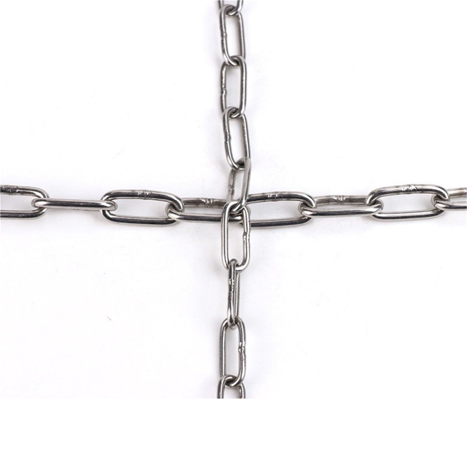 Cadena de acero inoxidable Cadena resistente de 5 m for colgar ropa, anclar equipos de campamento y más Cadena(10mm)