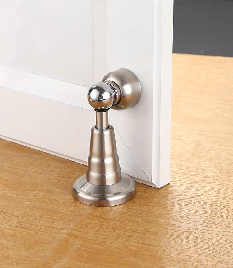 VICTAC Premium Stainless Steel, Anti-Rust, Noise Free Advance Hydraulic Shock Absorbent Technology, Soft-Close Door slam Proof Magnetic Door Stopper Pack of 1