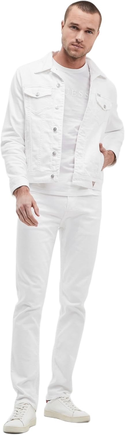 Guess Men's Mid Rise Fit Slim Tapered Leg Jean