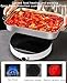 Stainless Steel Rectangular Lasagna Pan Deep Roasting Pan 33/37/41/45/51cm Fish Baking Tray Cake Pan Food Dish Steam Plate Servicing Platter Dishwasher Safe for Cooking Turkey Beef (33cm,Silver)