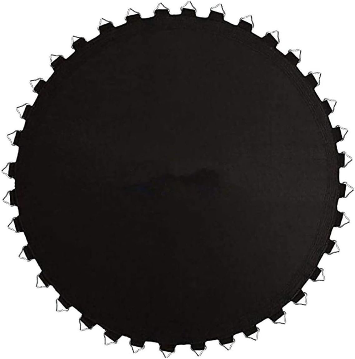 Trampoline Replacement Jumping Mat for 14ft/15ft Trampoline with V Rings Black 84/100 Buckles Safe and Durable Jumping Surface