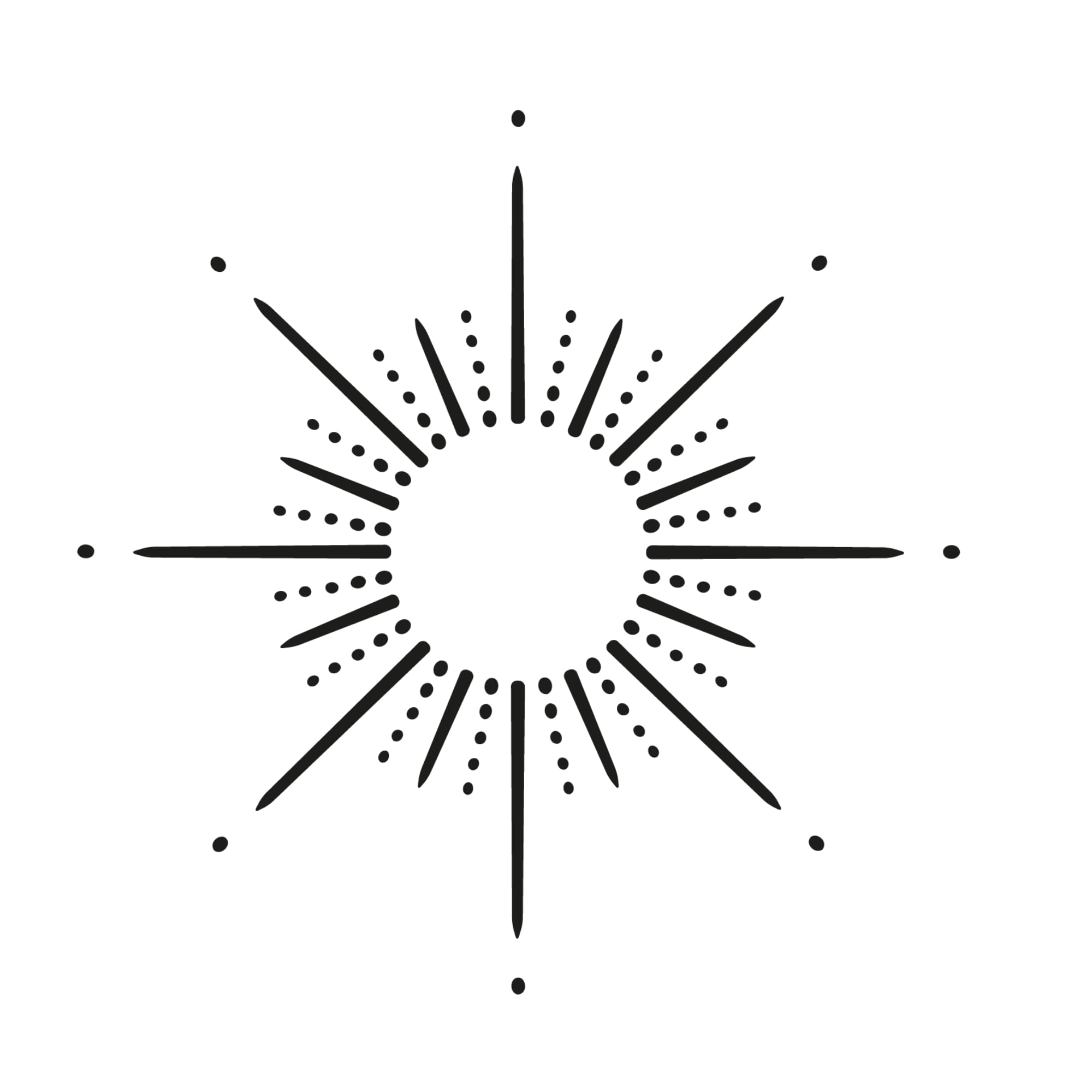 Tatuaje de adorno de sol Inkster® | Tatuaje temporal con certificación cosmética de la UE | impermeable + vegano | Tatuaje Revolucionario De 2 Semanas