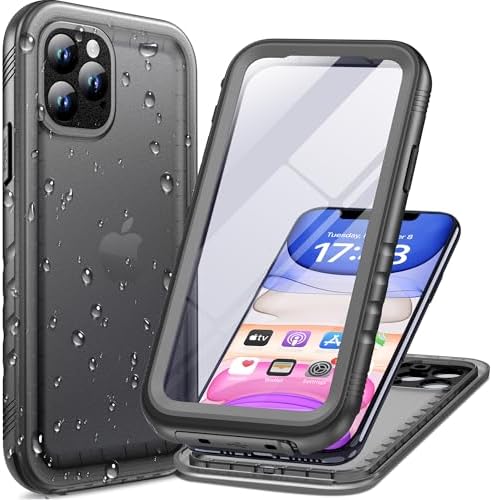Cozycase TOP Militärschutz wasserdichte 360 Hülle Für iPhone 11 Pro | Outdoor Panzerhülle Full Armor Case, Vorne Hinten Komplett Schutz, Soßfest Staubschutz Baustelle Waterproof Ha