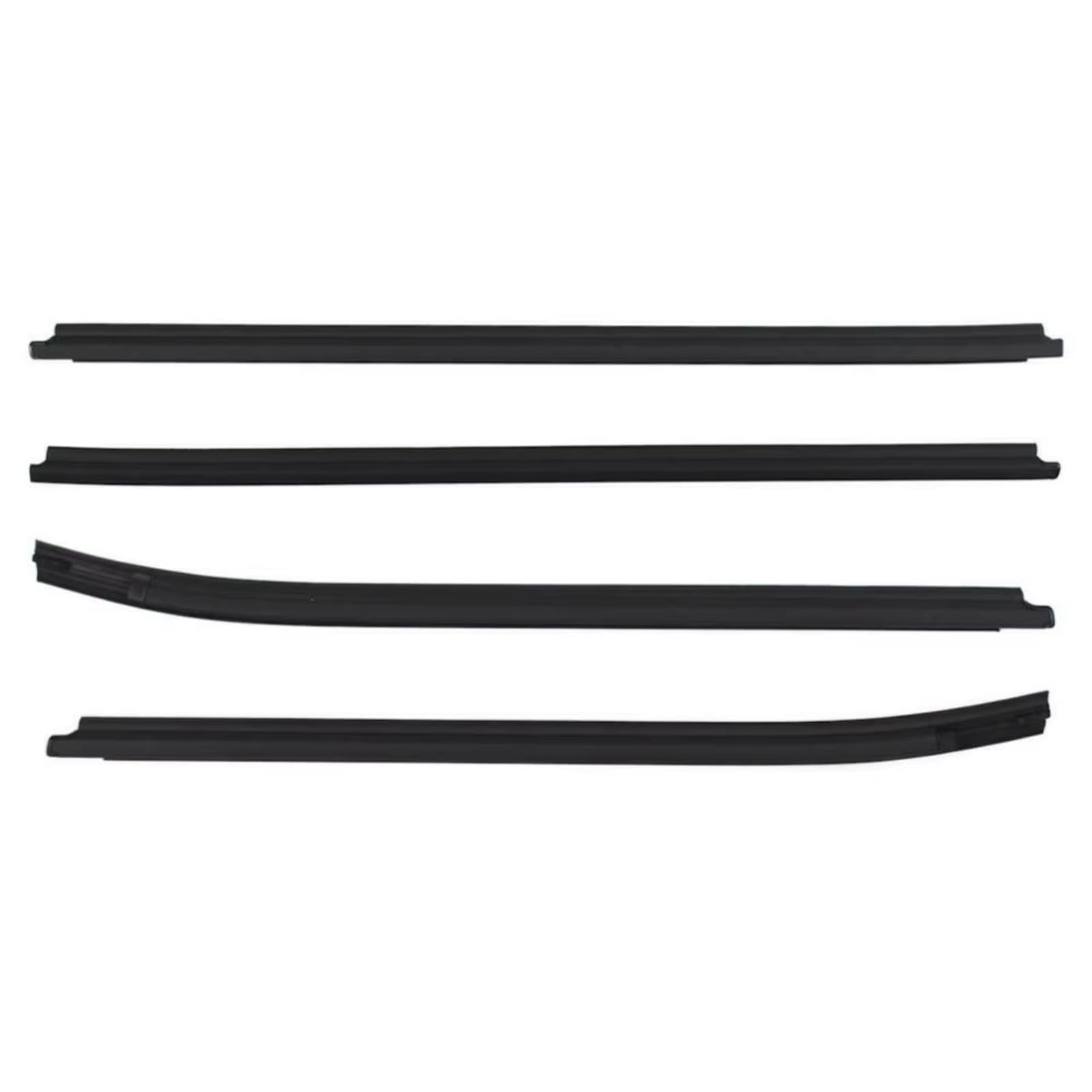 Iukmrt One Color For Toyota For Hilux For Vigo Mk6 For Kun25 Moulding Weatherstrip Outer Belt Glass Seal Window Door Rubber Outside Weather Strip Proctector Car Door Seal Protector