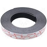  Stickerslab – Velcro adhesivo, modelo Dual Lock SJ 3550, marca 3M, de 25 mm, color negro