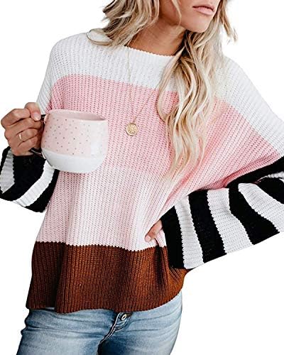 Long Sleeve Knit Pullover Jumper Tops 