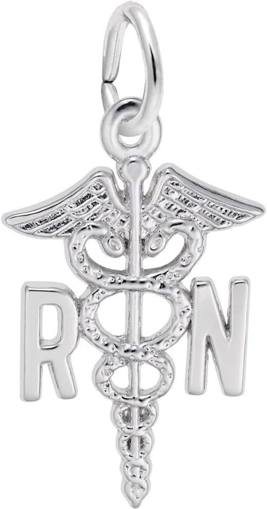 Rembrandt Registered Nurse Caduceus Charm
