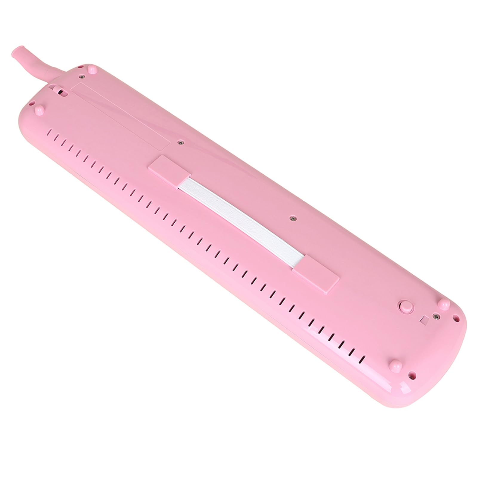 Generic Melodica Clear Tone 37 Klawiszy Przenośna Ręczna Klawiatura do Pianina Powietrznego dla Uczniów i Dorosłych, z Futerałem i Ustnikami, Idealna do Szkolnego Instrumentu Muzycznego (PINK)