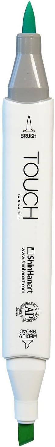 ShinHan Touch Twin Brush Markers Jade Green B171 [Pack of 3 ]