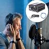YARNOW 48v Phantom Power Supply for Condenser Microphone and External Audio Equipment with USB 5v Boost Circuit Low-voltage for Music Recording and Random Color #5