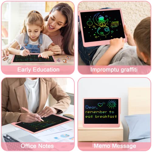 TUGAU LCD Schrijftablet 15 inch, Kinderen LCD Schrijfbord, Elektronische Wisbare Kinderen Kleurrijke Doodle Tekenbord… - Image 4