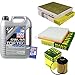 Produktbild QR-PARTS 69371893 Filter Set Inspektionspaket 5 Liter Motoröl Top Tec 4600 5W-30 MANN-FILTER Innenraumfilter Luftfilter Ölfilter