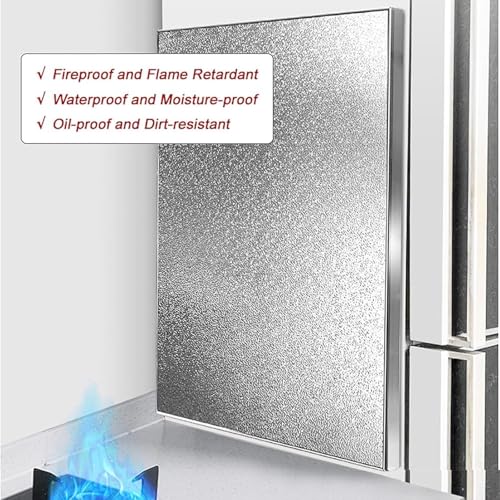 Panel de protección térmica de aluminio (para armarios, refrigeradores, estufas, microondas), protector de aceite de alta temperatura, accesorios de seguridad de cocina